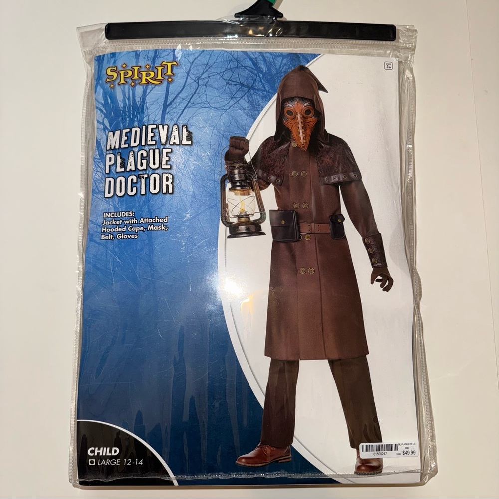 Spirit Kids Plague Doctor Costume - Brown